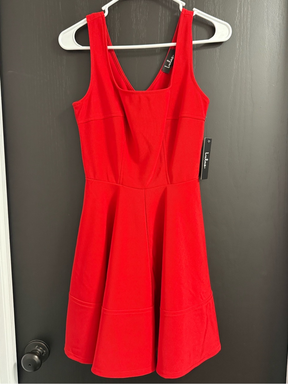 Lulu's Red Fit & Flare Dress